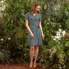 Lipbbam Creora Leoni Midi Wrap Dress Ldm03sg01