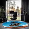 Off Road Motorcycles Printed Round Rug Carpet Chair Rug Area Rug Entryway Doormats,for Office Chair Living Room Bedroom Kitchen Room.