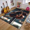 "Vintage Boxing Gloves In the Ring" Patterned Carpet, Non Slip Mat Suitable for Living Room and Bedroom Sofas