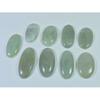 226Cts. Natural Aquamarine Oval Cabochon Loose Gemstone 09Pcs Lot 26-34 MM C-1496