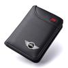 Portafoglio Morbido con Emblema Auto Portamonete Mini Portatessere in Pelle per BMW Mini Cooper R50 R53 R55 R56 R60 R61 F54 F55 F56 Adesivo ycahd11