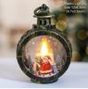 Christmas Decorations Candles Wind Lights Elderly People Snowmen Retro Shop Windows Illuminated Decorations Creative Gifts