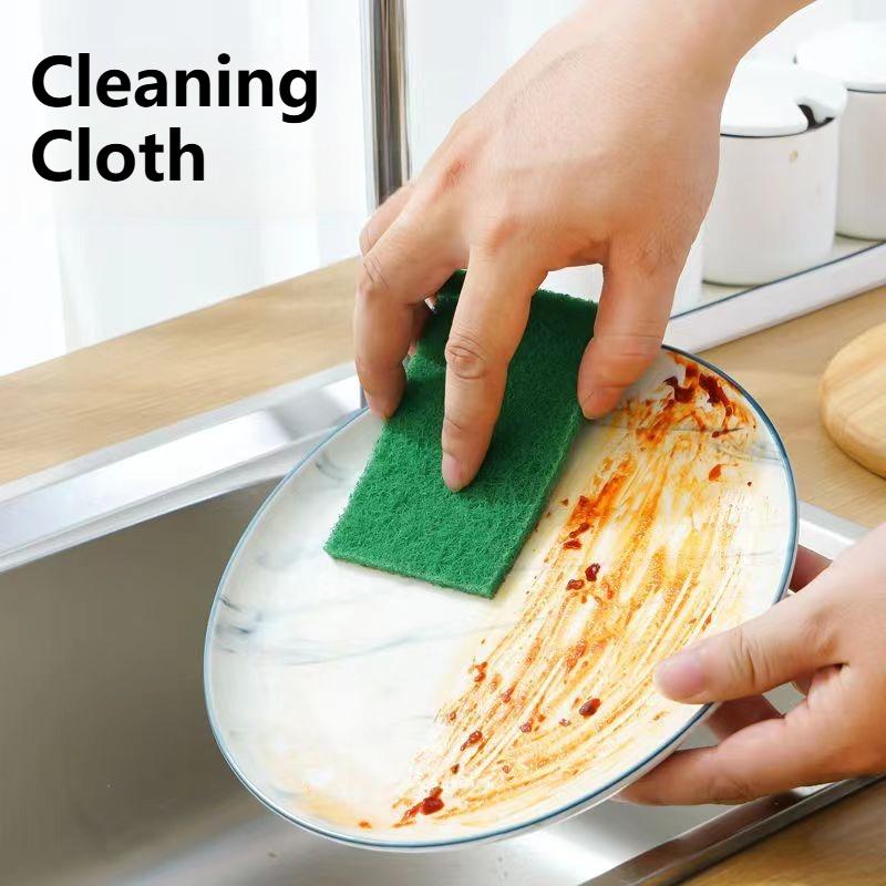 10 Stück Reinigungstuch Scheuerschwamm Spültuch Faser Tuch Haushaltszubehör Mikrofasertuch Scheuerschwamm Reinigungsprodukte