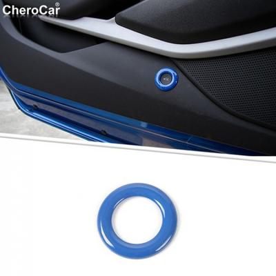 Blue Rear Trunk Start Button Switch Cover Ring Trim For Chevrolet Camaro 2017-19