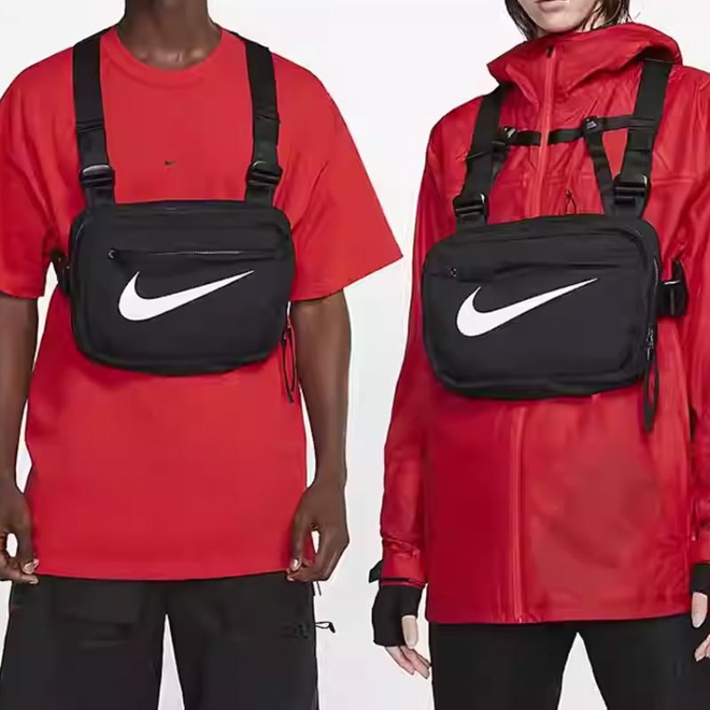 Nike Lab X MMW Collaboration Polyester Polyester Backpack Sling Bag Unisex Black Casual CZ5629-010