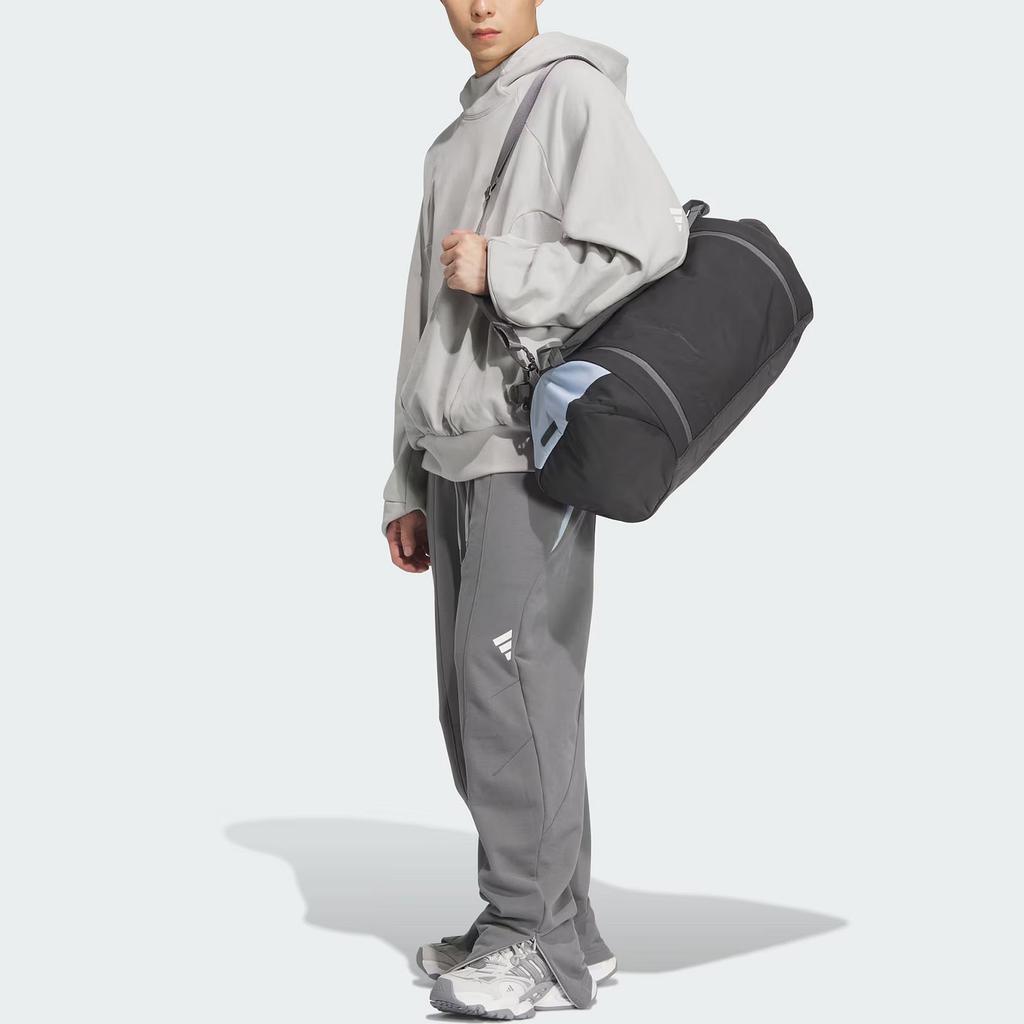 Adidas SS25 Knitted Sports Pants Men's Gray JM8613