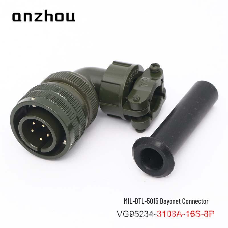 5-Pin US Military Standard Aviation Connector VG95234-16S-8P Bayonet CA08COME-16S-8S