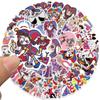50pcs The Amazing Digital Circus Cartoon Stickers Funny Graffiti Decals For Kids Laptop Luggage Skateboard Scrapbook Stickers