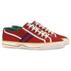 Gucci Tennis 1977 Low Top Low Top Stylish Skateboarding Shoes Women's Red 606110 GZO30 6461