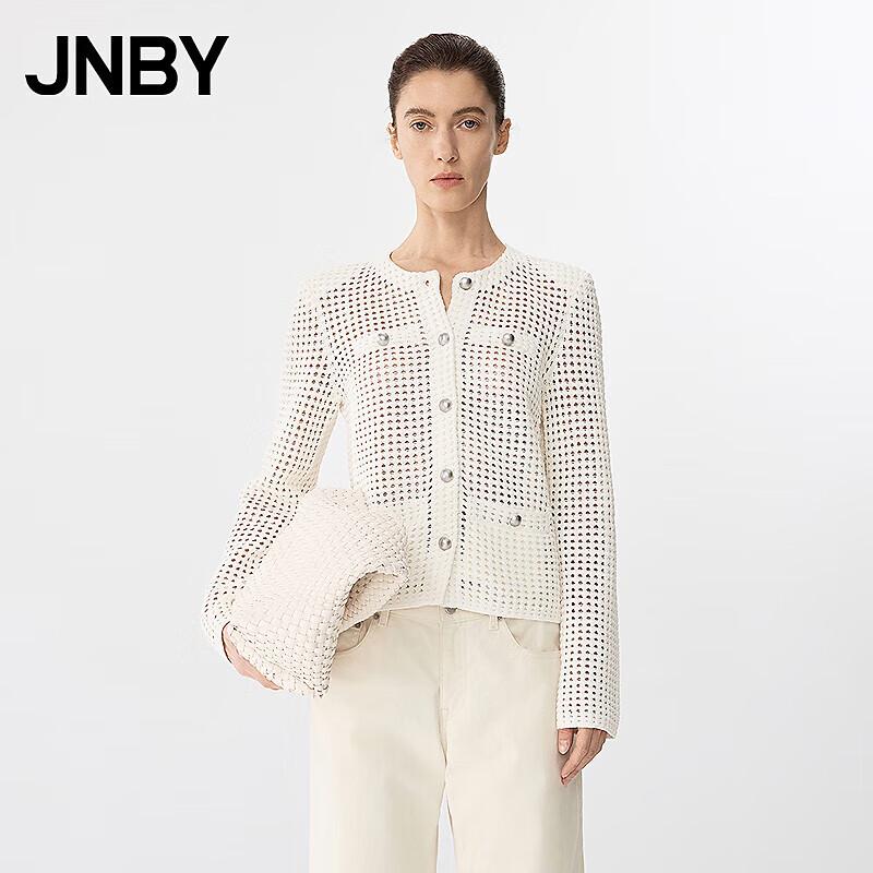 

JNBY 2025 Spring Round Neck Long Sleeve Knitted Sweater XL