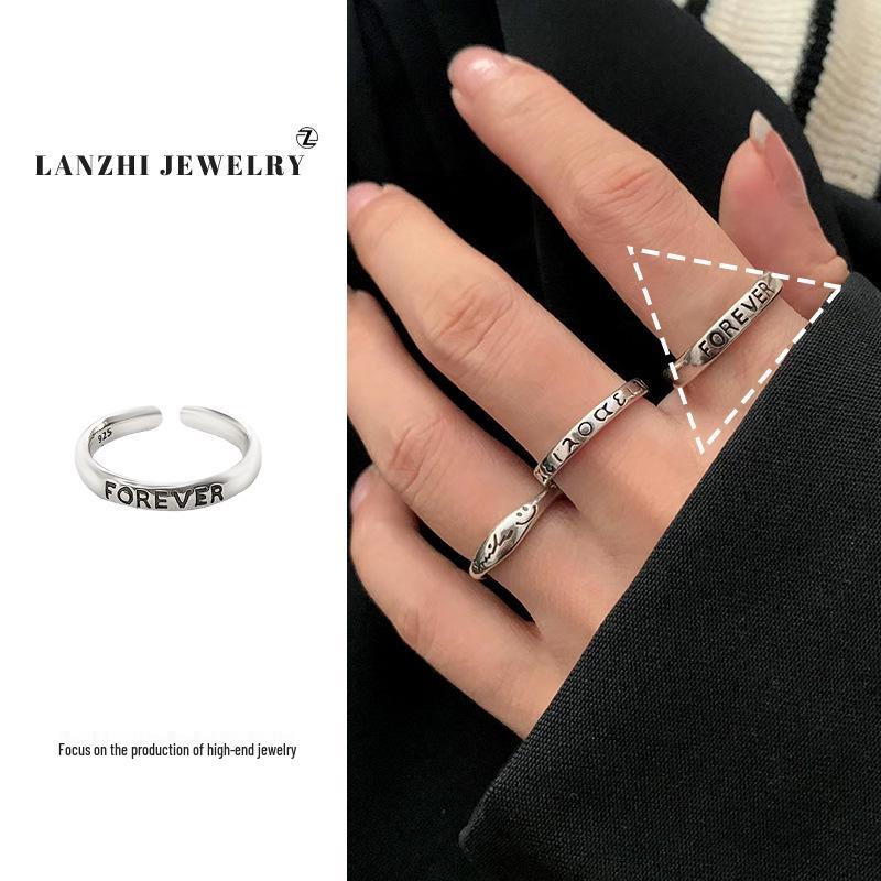 Inel Thai Argint pentru Femei, Stivuibil - Argint 925, Design de Nișă, Bijuterii Simple și Versatile