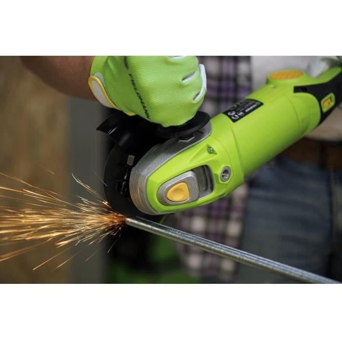 Meuleuse d’angle - FIELDMANN - FDB 201401-E - 1400 W - 150 mm - Vitesse réglable jusqu'à 8600 tr/min