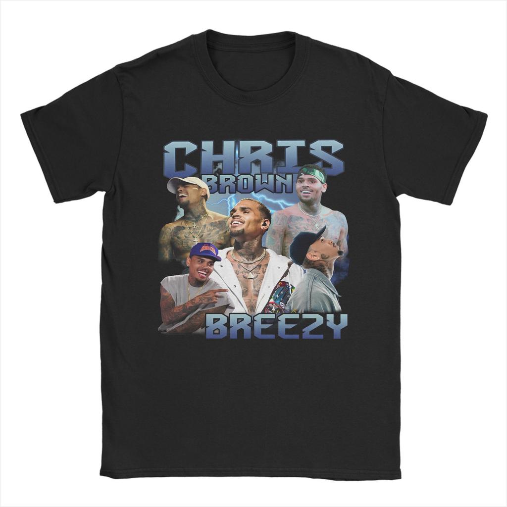 Chris Brown Tour 2025 Bootleg Accessories Unisex T Shirt Pure Cotton Tee New Arrival  T-shirt Clothes