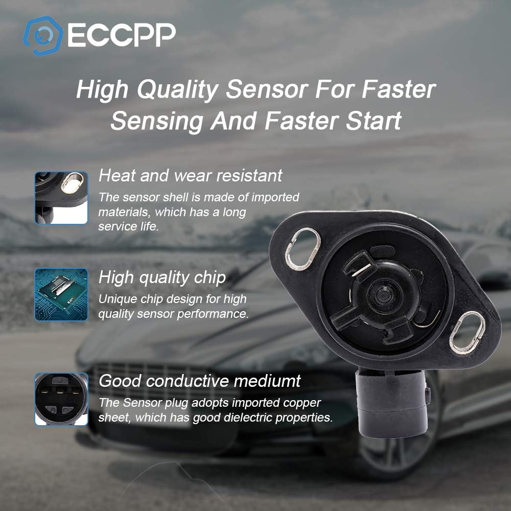 ECCPP Throttle Position Sensor Switch 911-753,Fit for Acura Integra, for Honda Accord Civic del Sol for Honda CR-V, for Honda CRX for Honda