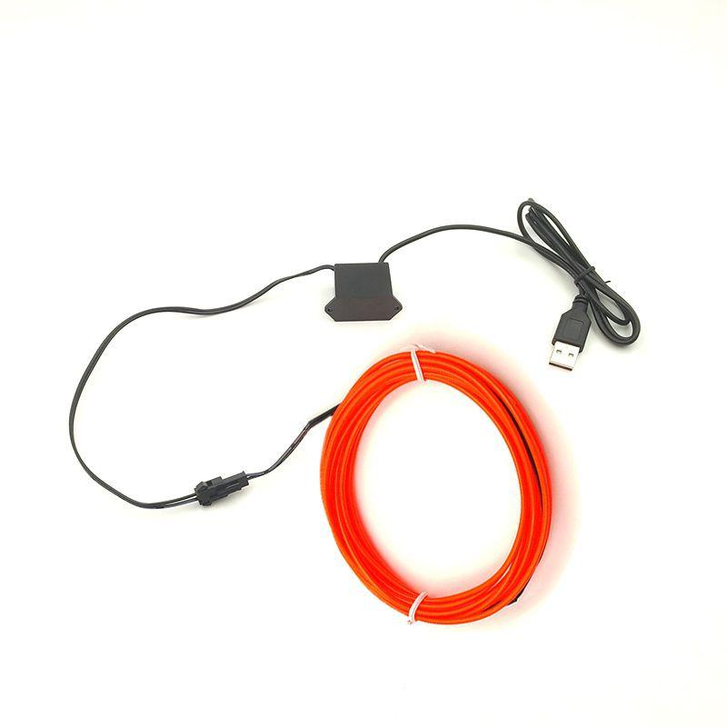 Vibrant Neon Led Light Glow El Wire String Rope For Stunning Party Decorations