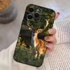 Sika D-Deer Illustration  Phone Case For iPhone 17,16,15,14,13,12,11 Plus,Pro Max,XS,Soft Silicone Black Cover
