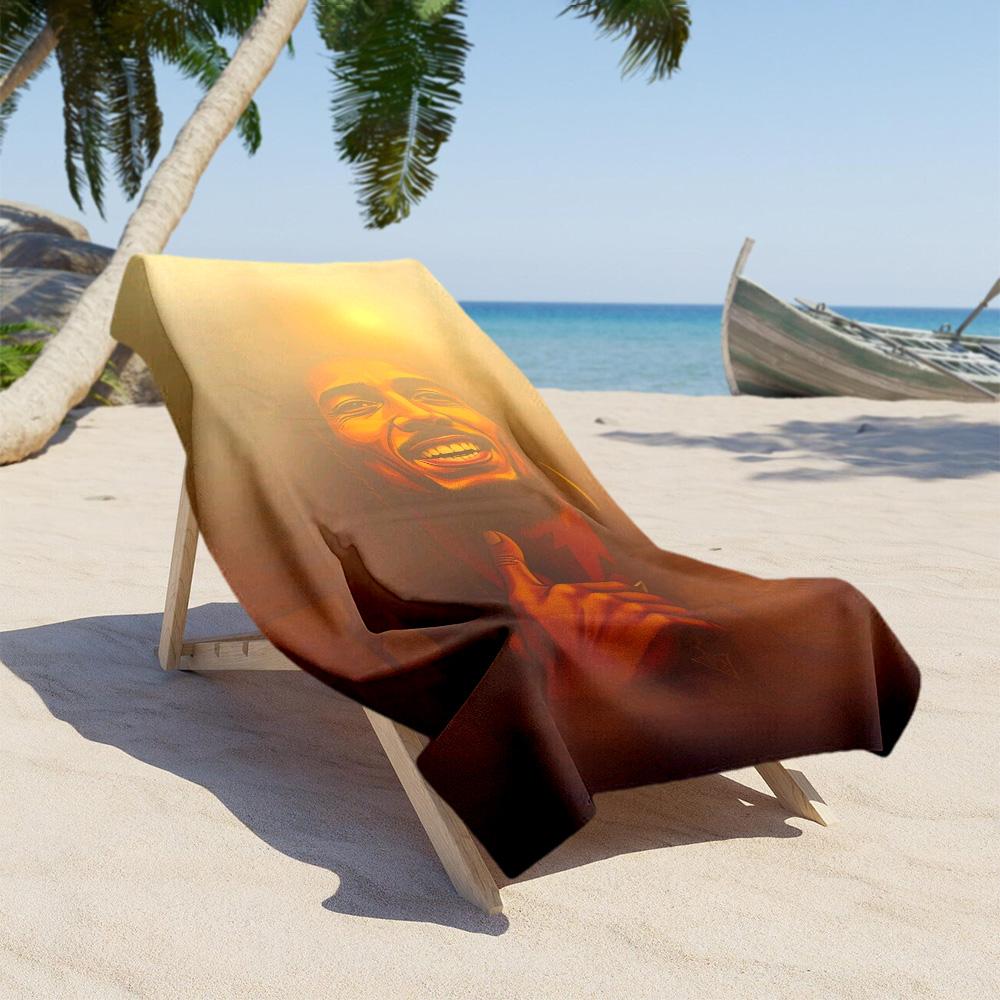 Bob Marley Beach Towel Super Soft Absorbent Comfortable Lightweight Portable for Swimming,Beach,Camping, Travel, Beach Accessories,Gym