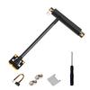 Miniature PCIe To PCIe 1X 4X 8X 16X Extension Cable Card Ribbon Extenders Cable for PCIE Wireless Networking Card Sound Card
