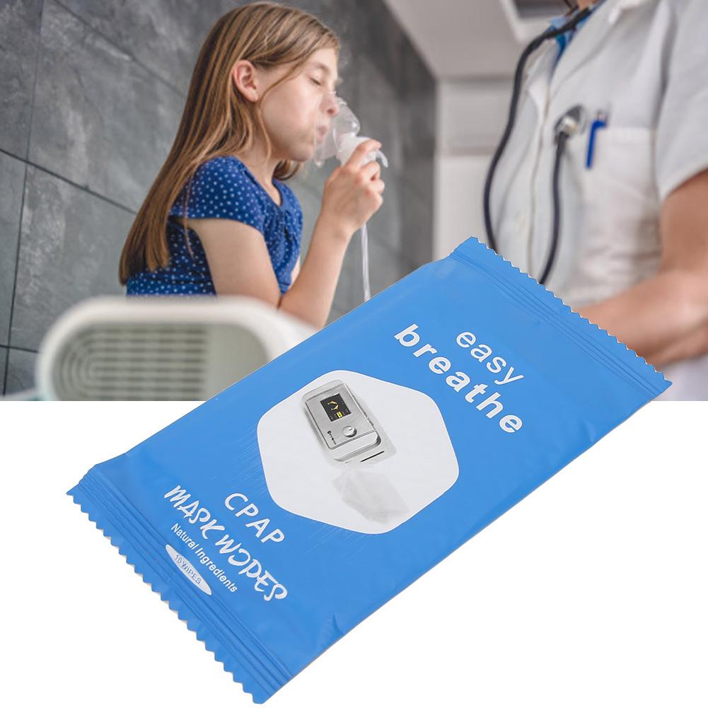 10pcs Cotton Mask Wet Wipes Breathing Machine Disinfectant Cleaning Wipes Sanitizing Wipes