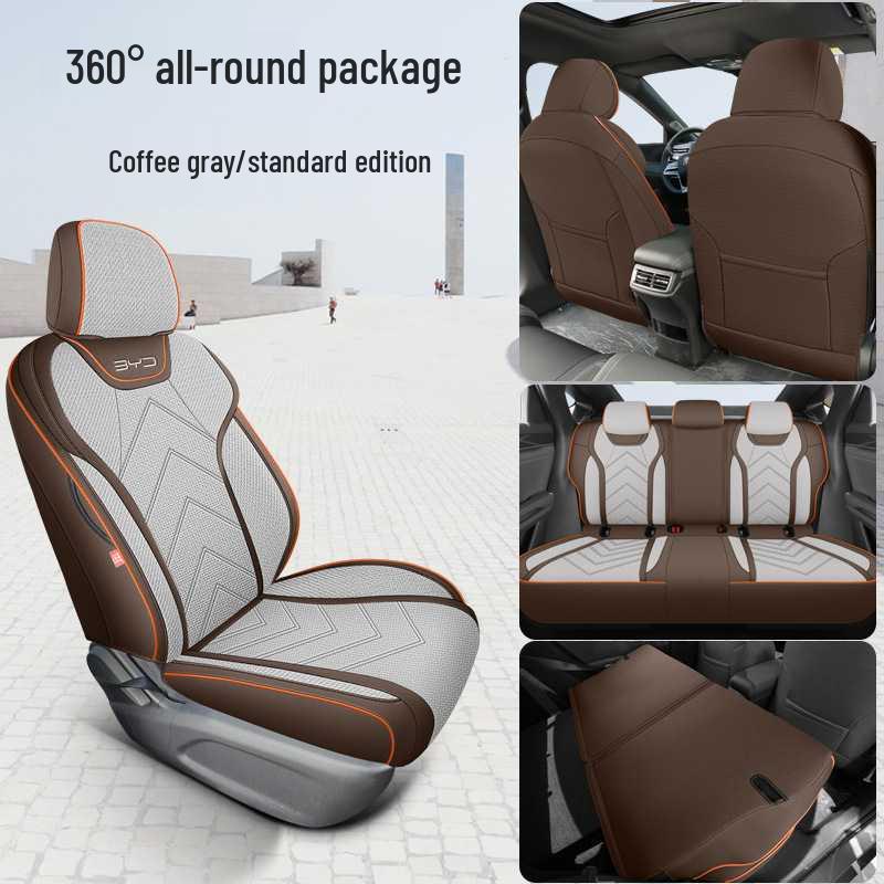 BYD Qin L Five-Seater Linen Car Seat Cushion - Four Seasons Fit
