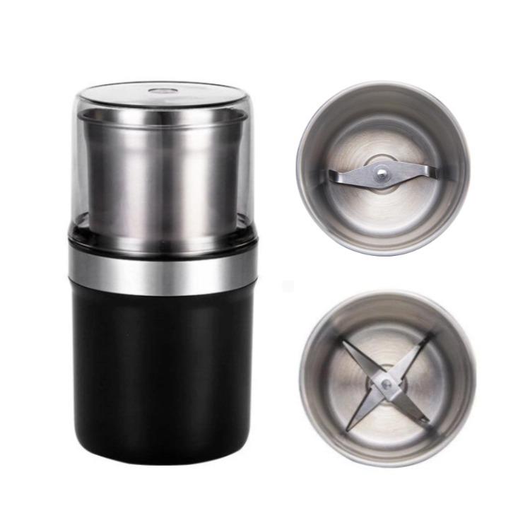 Multi-Functional Electric Grinder with Double Blade Cups for Coffee Beans and Grains