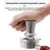 51/53/58Mm Coffee Tamper Stainless Steel Coffee Powder Constant Press Hammer With Scale Thread Base Espresso Accessories
