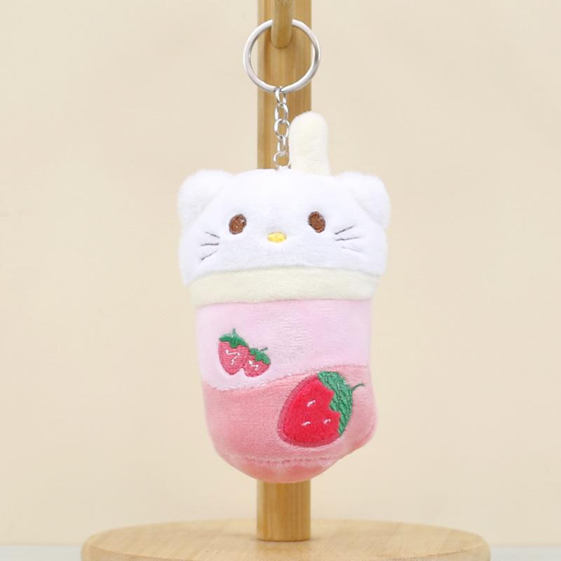 

Плюшевый брелок Пушистый Зайчик Милый Шарм Кролик-Кофейная Чашка Для Детей И Взрослых MilkTea Cat