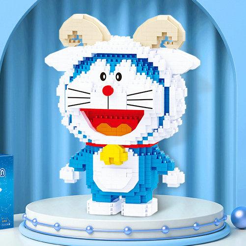 Doraemon Nobita Cartoon Micro Particle Building Blocks Anime Figure Assembly Toy for Kids Gift