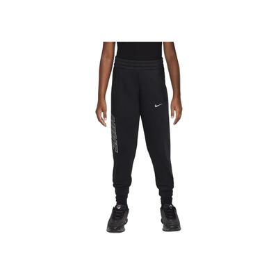 Knit Sports Pants With Letter Logo Print Kids Bottoms Black HF4238-010
