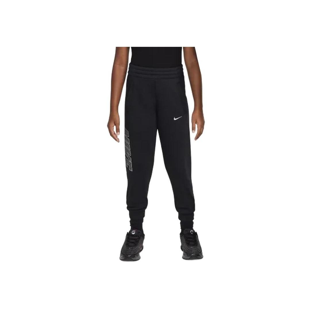 

Nike Knit Sports Pants With Letter Logo Print Kids bottoms Black HF4238-010 S