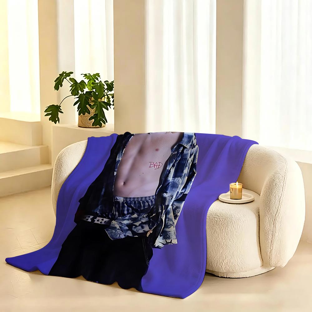 Nettspend Rapper Throw 240g Flanelldecke, geeignet für Sofas, Betten, Büros, exquisite Geschenkdecken