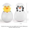 Baby Bath Toy Cute Duck Penguin Egg Water Spray Sprinkler Bathroom Swimming Baby Shower Gift for Toddlers Kids