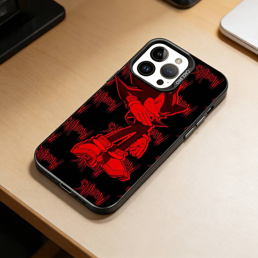 S-Shadow the Hedgehog  Phone Case For iPhone 17,16,15,14,13,12,11 Plus,Pro Max,XS,Colorful Silver Phone Case Funda Cover