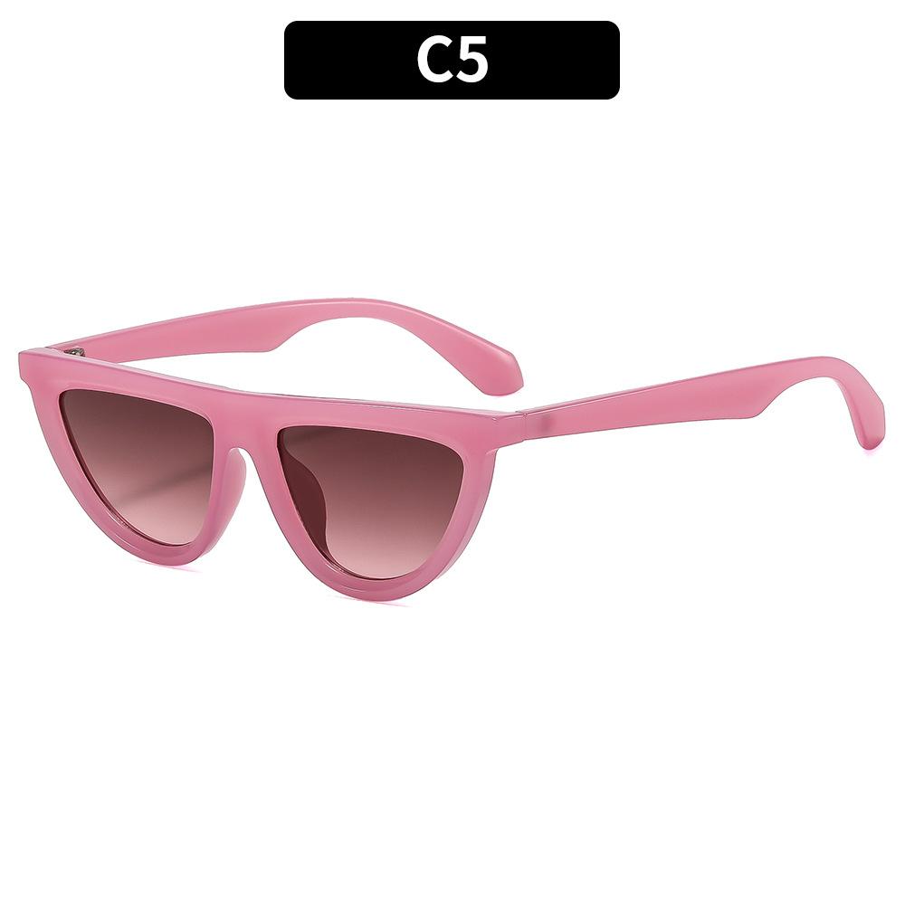 Women's sunglasses - unisex fashion half-moon cat eye sunglasses