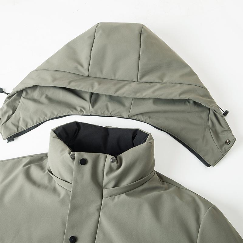 Autumn and Winter Removal Cap Duck Down Warm Business Thickened Down Youth Outdoor Cold Jacket