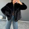Autumn New Women's Clothing Faux Fur Short Top Women's Coat Spring Women's Jacket Top