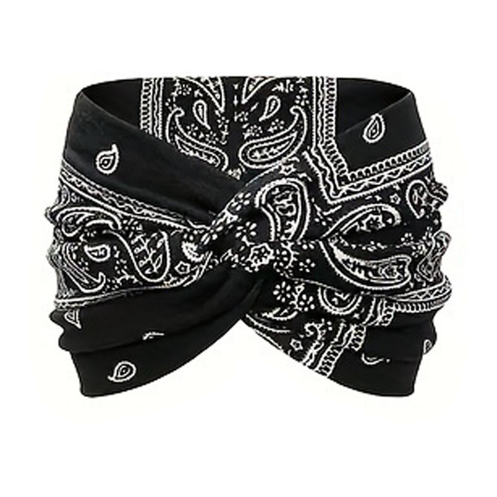 Twisted Wide Headbands for Women Extra Large Turban Workout Headband Fashion Yoga Hair Bands Boho Twisted Thick Hair Accessories