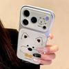 Applicable to Apple 17promax mobile phone case advanced sense 15 new iphone16 creative lines soft cute west highland