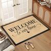 Crystal Velvet Dirt-Resistant Entrance Doormat - Easy Care, Decorative Foot Pad for Entryway