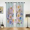 Flowers Daisies Minimalist Modern Window Curtains for Living Room Bedroom Curtain Kitchen Treatment Blinds Drapes