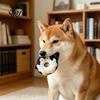 Interactive Dog Toy Donut Animal Latex Squeaky Chew Puppy Teething for Aggressive Chewers Fetch Play