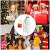 Kostiumy na Halloween dla Dzieci Biały Płaszcz Ducha Kostium Halloweenowy dla Dzieci Strój Cosplay z Dynią Torebki na Cukierki na Halloween dla Dzieci