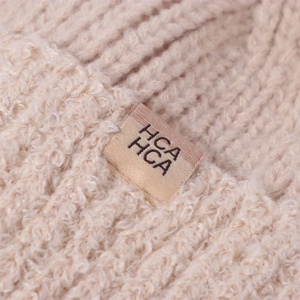 Cartoon Winter Beanie Cap Solid Color Woolen Ear Protection Hat Bear Ear Knitted Hat  Outdoor