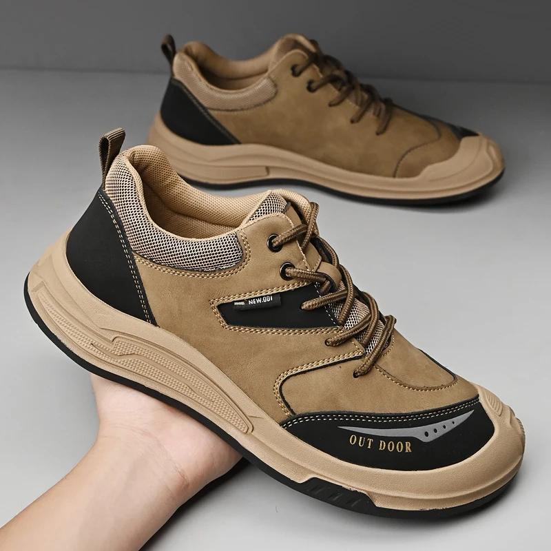 Зимние оригинальные кожаные кроссовки мужские теплые кроссовки мужские большие размеры — фото 5