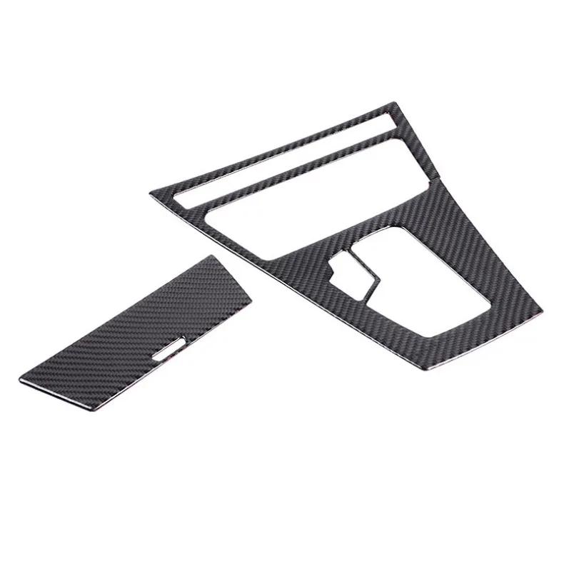 For BMW X3 E83 2006-2010 Carbon Fiber Protection Car Central Control Gear Panel Cover Trim Sticker Car Interior Accessories