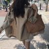 Women's Casual One Button Cotton Linen Blazer Long Sleeve Suit Coat Casual OL Work Blazer Jacket for Spring Summer