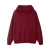 400g Loose Shoulder Solid Color Sweater Men's and Women's New Brand Fleece Thickened Hooded Large Size Blank Version Shirt