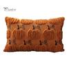 Decorative Throw Pillow Covers Thanksgiving Pumpkin Cushion Cover, Plush Embroidered Cozy Bedroom Cover Soft Case for Farmhouse Home Autumn