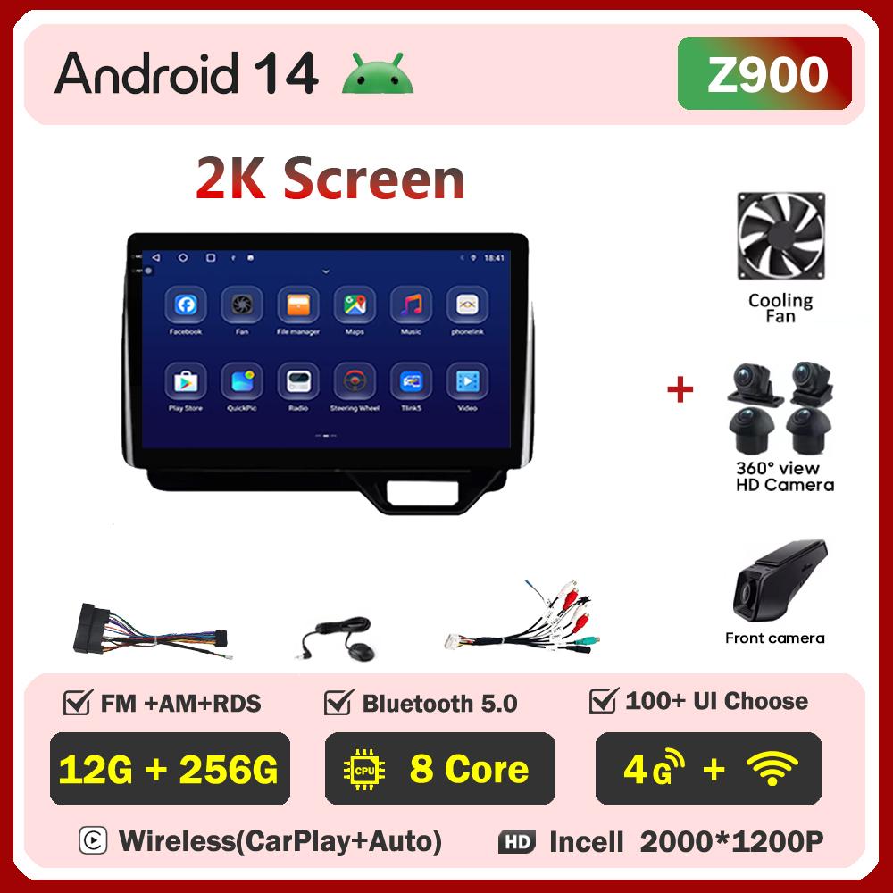 Android 14 For Honda N-BOX II 2 JF3 4 2017 - 2021 Stereo Head Unit Mirror Link GPS Navigation Autoradio Car Intelligent Systems