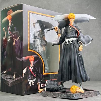 Anime Bleach Kurosaki Ichigo Action Figure Manga Figurine Kurosaki Ichigo Model Toys 33cm GK Statue Doll Ornament Peripheral